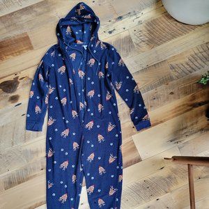 Nordstrom Women's One-piece Zip Front Pajama Onesie